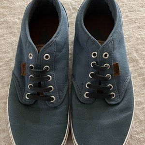 Vans Mens Off The Wall Shoes 8.5 Skateboard Blue